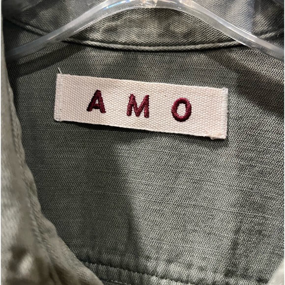 AMO Denim Army Top with Vintage Buttons - Picture 4 of 8